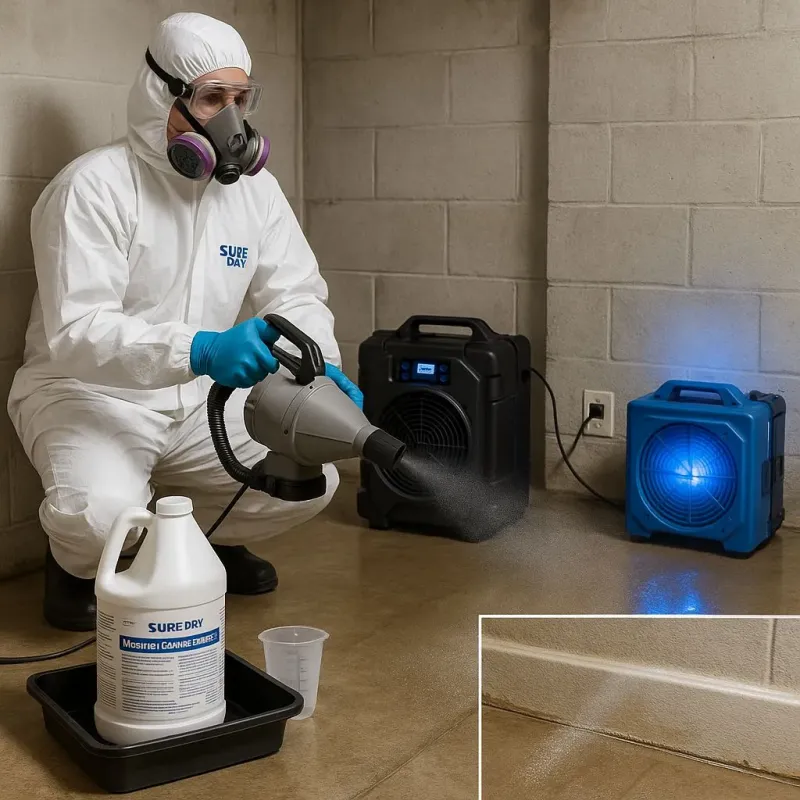 Sanitization and Odor Removal process in East Porterville, CA