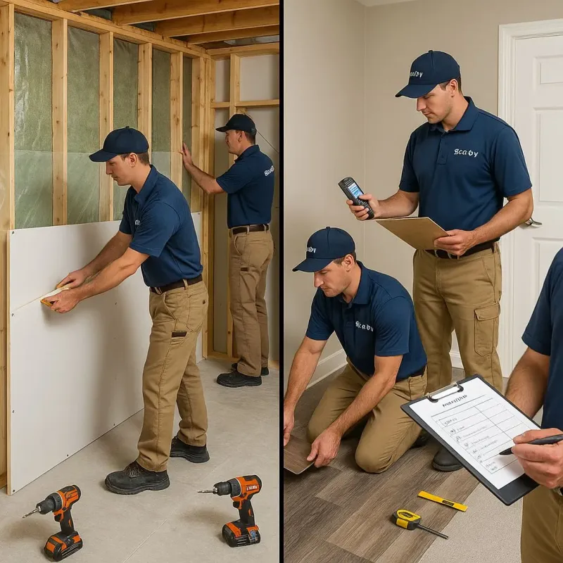 Repairs and Reconstruction process in East Porterville, CA